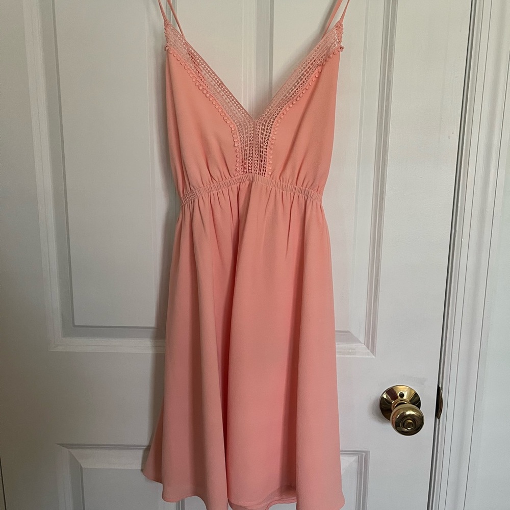 Cross Back mini Dress